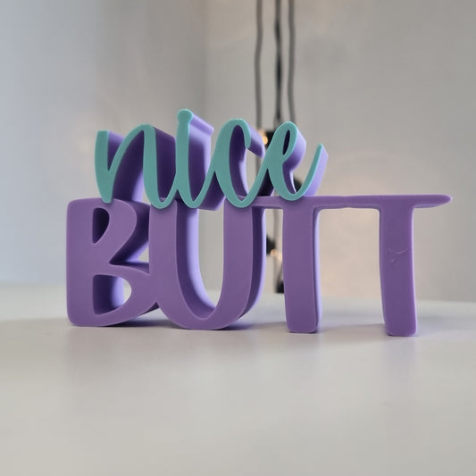 " Nice BUTT " - 3D Statement