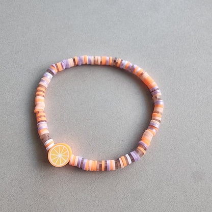 "Orange Mood" – Armband mit Orangendetail